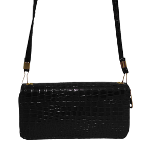 CARTEIRA VERNIZ (2 EM 1) COM DUAS DIVISÓRIAS E ALÇA LATERAL