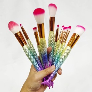 JOGO DE 10 PINCÉIS DE SEREIA COMPLETO