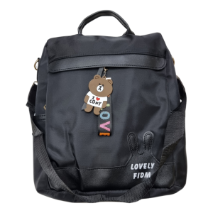 MOCHILA/BOLSA COM CHAVEIRO DE URSO