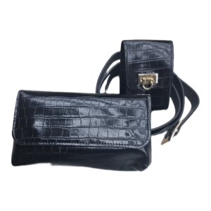 CONJUNTO DE POCHETE (UM CINTO ,UMA BOLSA PEQUENA E UMA  GRANDE )